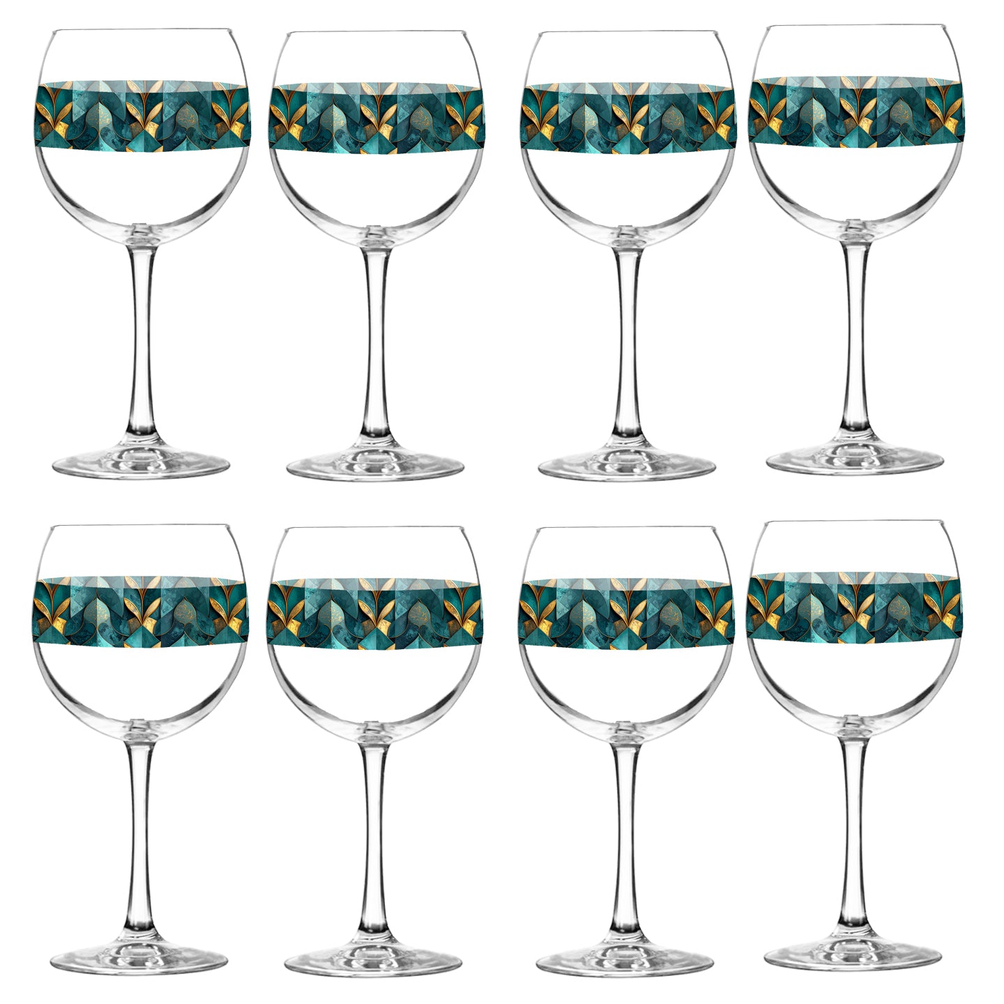 Gilded Patina Balloon Wine Glass | Signature Design