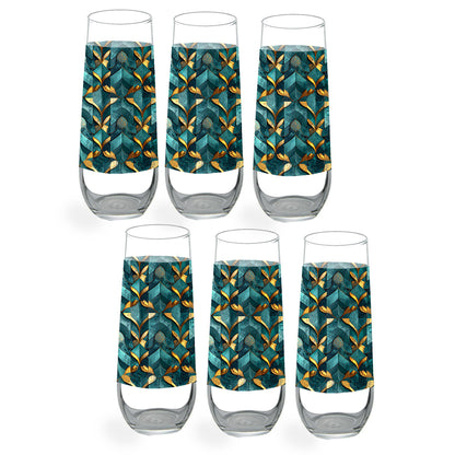 Gilded Patina Stemless Champagne Glass | Signature Design