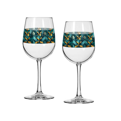 Gilded Patina Tall Wine Glass | Signature Design